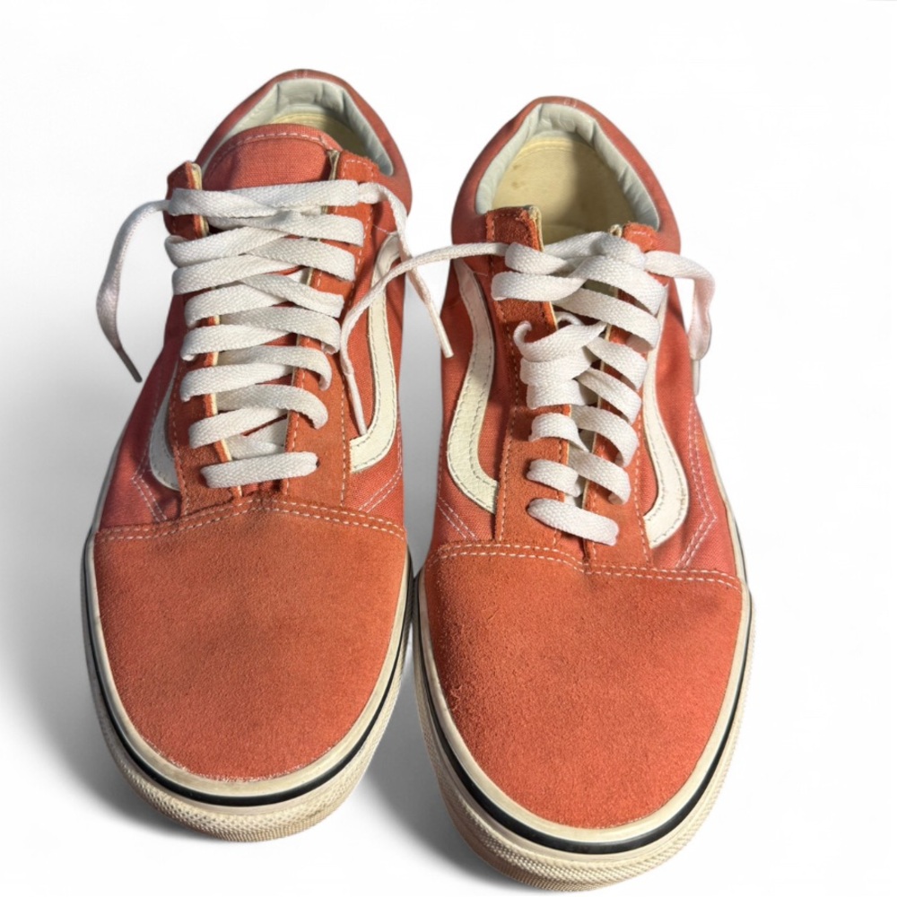 Vans Old Skool Men's 9 Womens Size 10.5 Skate Shoes  Faded Rose Salmon Pink Lace